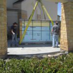New Columbarium guiding the delivery with dry ice