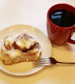 coffee and rolls